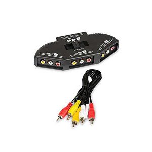 سوییچ ای وی ۳ کاناله ای نت AV Switch 3 channel enet