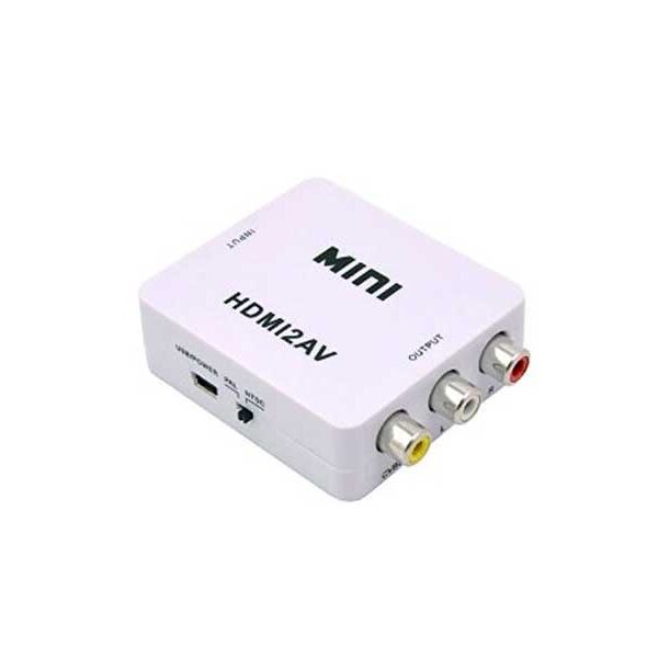 تبدیل HDMI به AV مینی | تبدیل HDMI به AV برای PS4 | مبدل hdmi به ای وی | مبدل HDMI به AV مخصوص ps4 | اچ دی ام ای به av | مبدل HDMI | .