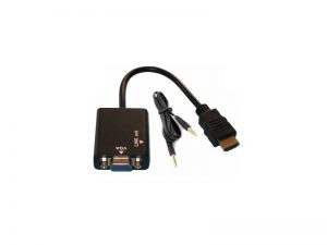 تبدیل اچ دی ام آی به وی جی ای همراه با صدا HDMI to VGA +Audio
