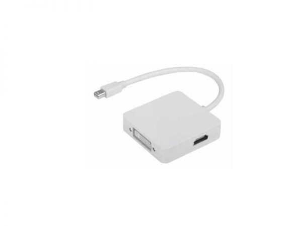 تبدیل مینی دیسپلی پورت به اچ دی ام آی۳ کاره-Mini displayport to HDMI-DVI-DP