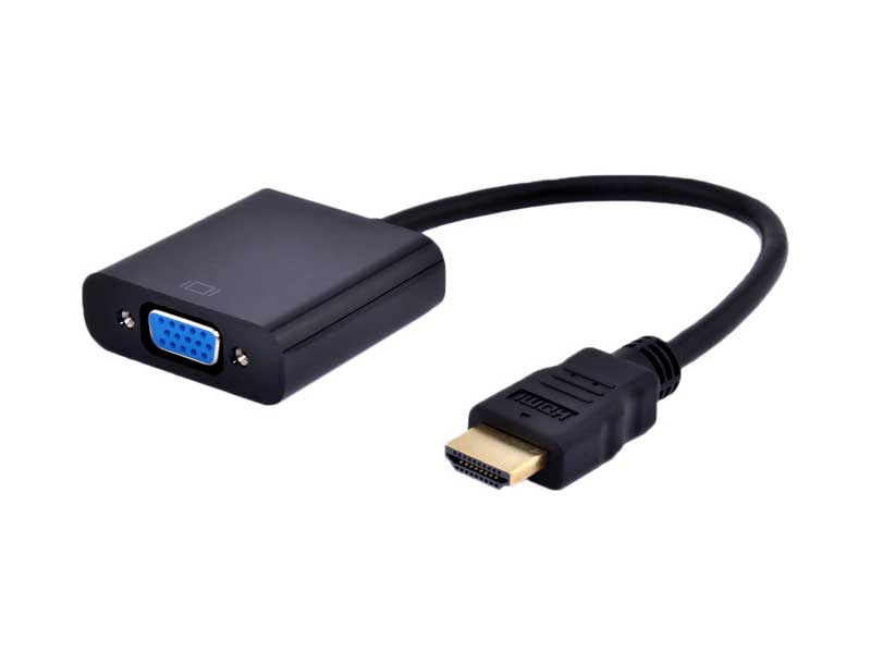 خرید و قیمت تبدیل HDMI به VGA بدون صدا وسیله ای بسیار کاربردی برای انتقال تصاویر از اچ دی ام آی به وی جی ای به راحتی و بدون خروجی صدا.