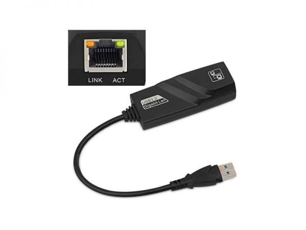 تبدیل یو اس بی۳ به لن-USB3 to Lan Converter
