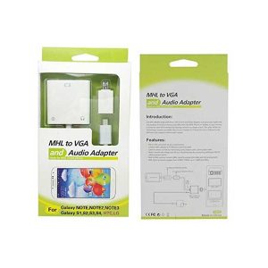 تبدیل میکرو USB به VGA با صدا-MHL to VGA and Audio Adapter
