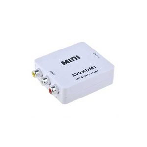خرید و قیمت تبدیل av به hdmi مدل mini یک مبدل کارآمد برای اتصال hdmi به تلویزیون قدیمی میباشد که به آن تبدیل ای وی به hdmi هم گفته میشود.
