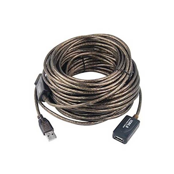 کابل افزایش طول USB | کابل افزایش 30 متری usb | کابل usb نری به مادگی | کابل usb بدون افت | کابل افزایش طول یو اس بی | ای خرید