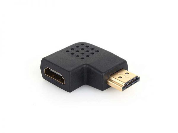 تبدیل نری به مادگی HDMI با زاویه ۹۰ درجه | تبدیل ۹۰ درجه HDMI | نری به مادگی 90 درجه