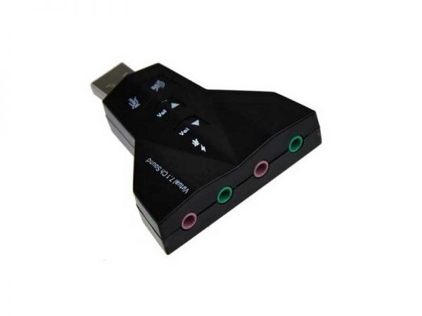 خرید و قیمت کارت صدا اکسترنال ولوم دار 4 کاناله یک کارت صداهای اکسترنال USB میباشد که میتواند به راحتی صدا را از طریق پورت USB منتقل کند.