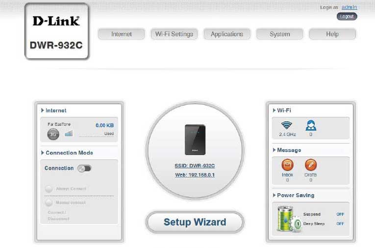 تنظیمات-مودم-dlink-dwr-932c