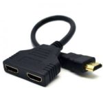 تبدیل 1 به 2 HDMI | هاب 1 به 2 hdmi | هاب hdmi 2 پورت | تبدیل 1 به 2 hdmi کابلی | قیمت مبدل 1 به 2 hdmi | تبدیل 1 به 2 اچ دی ام ای | ای خرید .