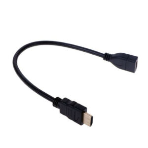خرید و قیمت کابل 30 سانتی HDMI نری به مادگی یا کابل افزایش طول HDMI متراژ 30 سانتی متری میتواند برای 30 سانتی متر افزایش طول HDMI مورد استفاده قرار بگیرد.